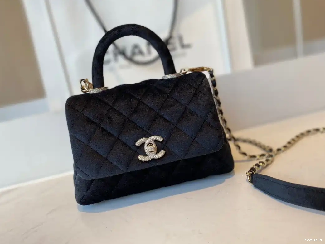 First Bag Ru HANDLE TOP FLAP MINI CHANEL BAG WITH 0604